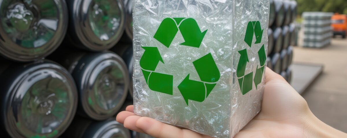 plástico reciclável